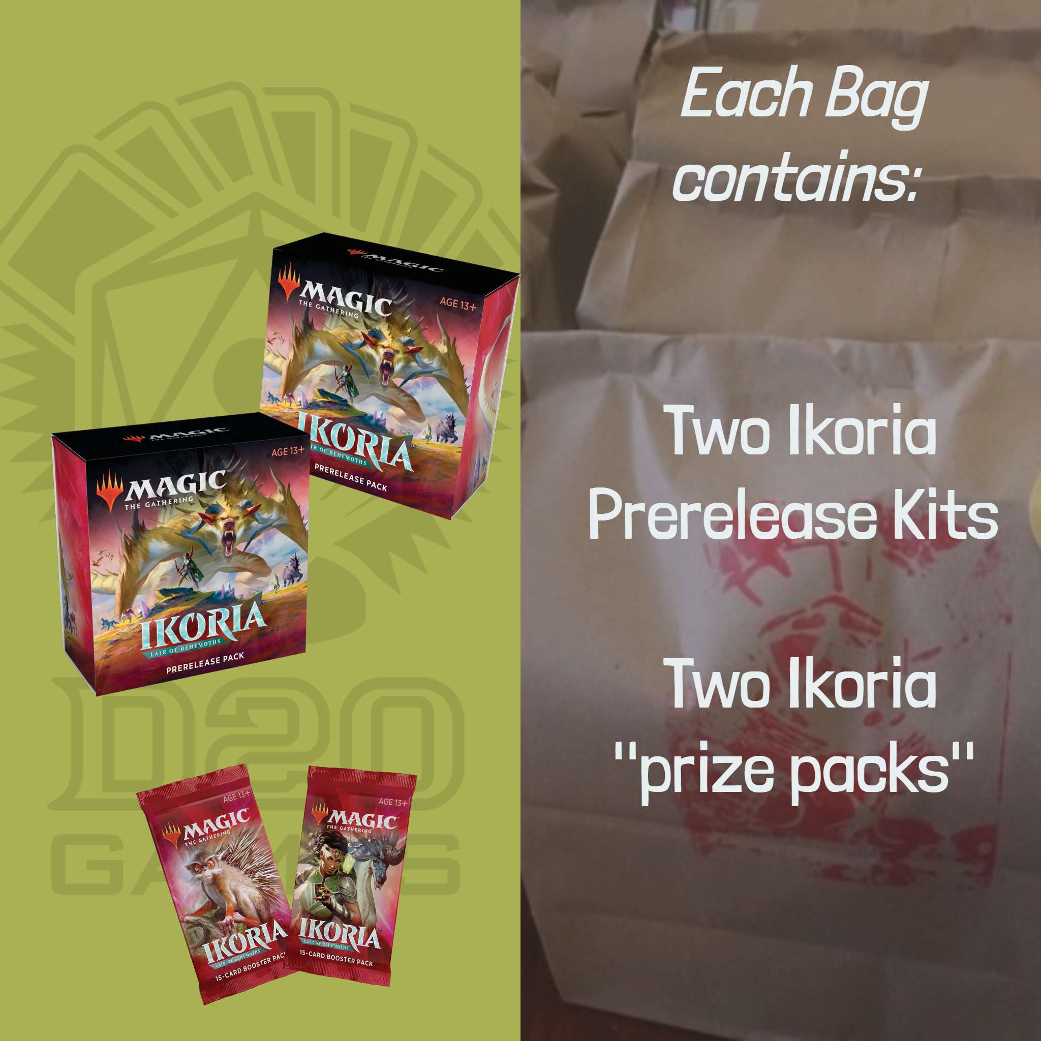 Ikoria Silver Loot Bag | D20 Games