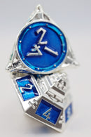 Dice 51: Interstellar Indigo RPG Metal Dice Set Metal Dice Foam Brain Games