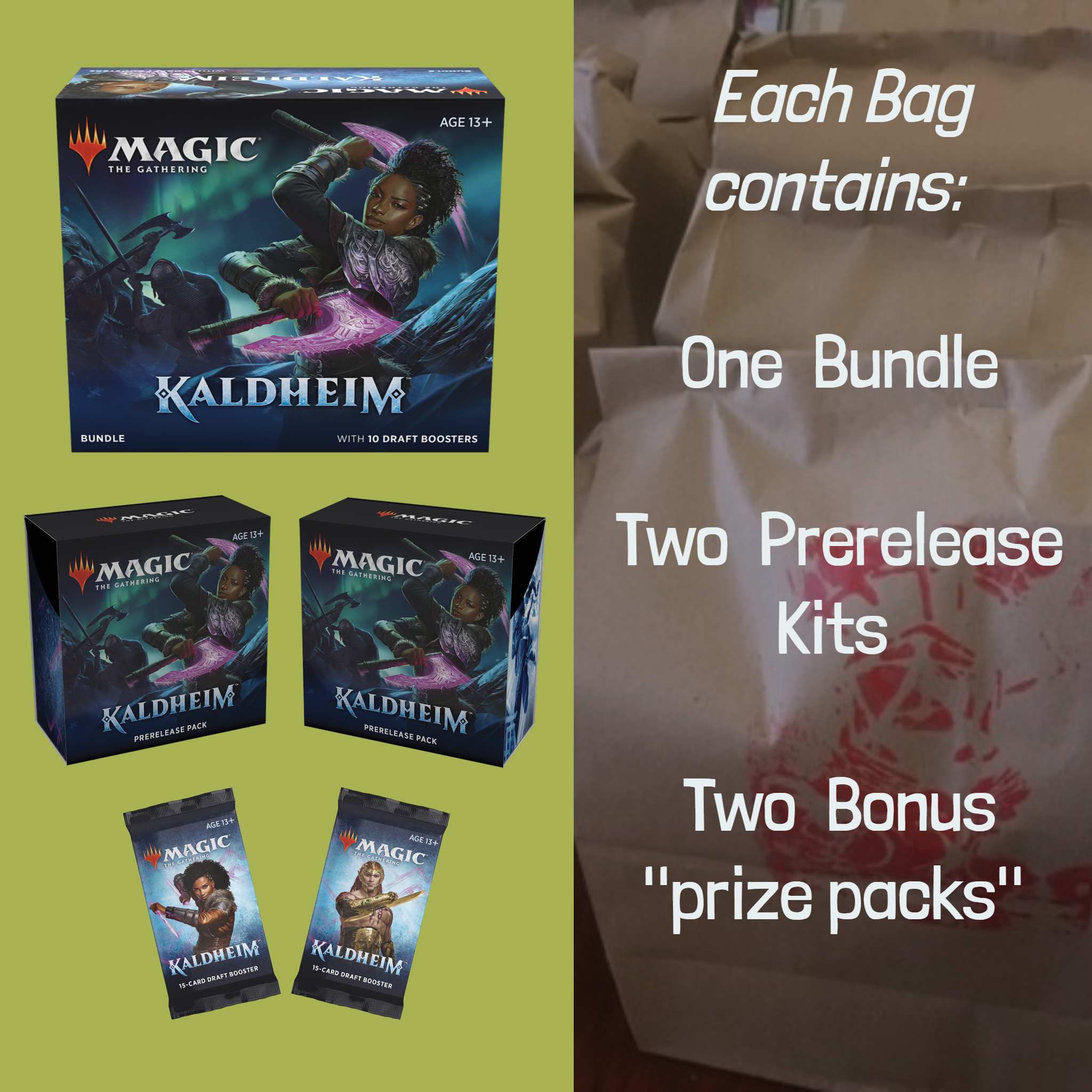 Kaldheim Gold Loot Bag | D20 Games