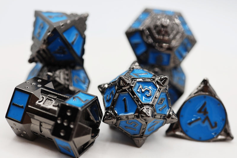 Dice 51: Kepler-452b RPG Metal Dice Set Metal Dice Foam Brain Games