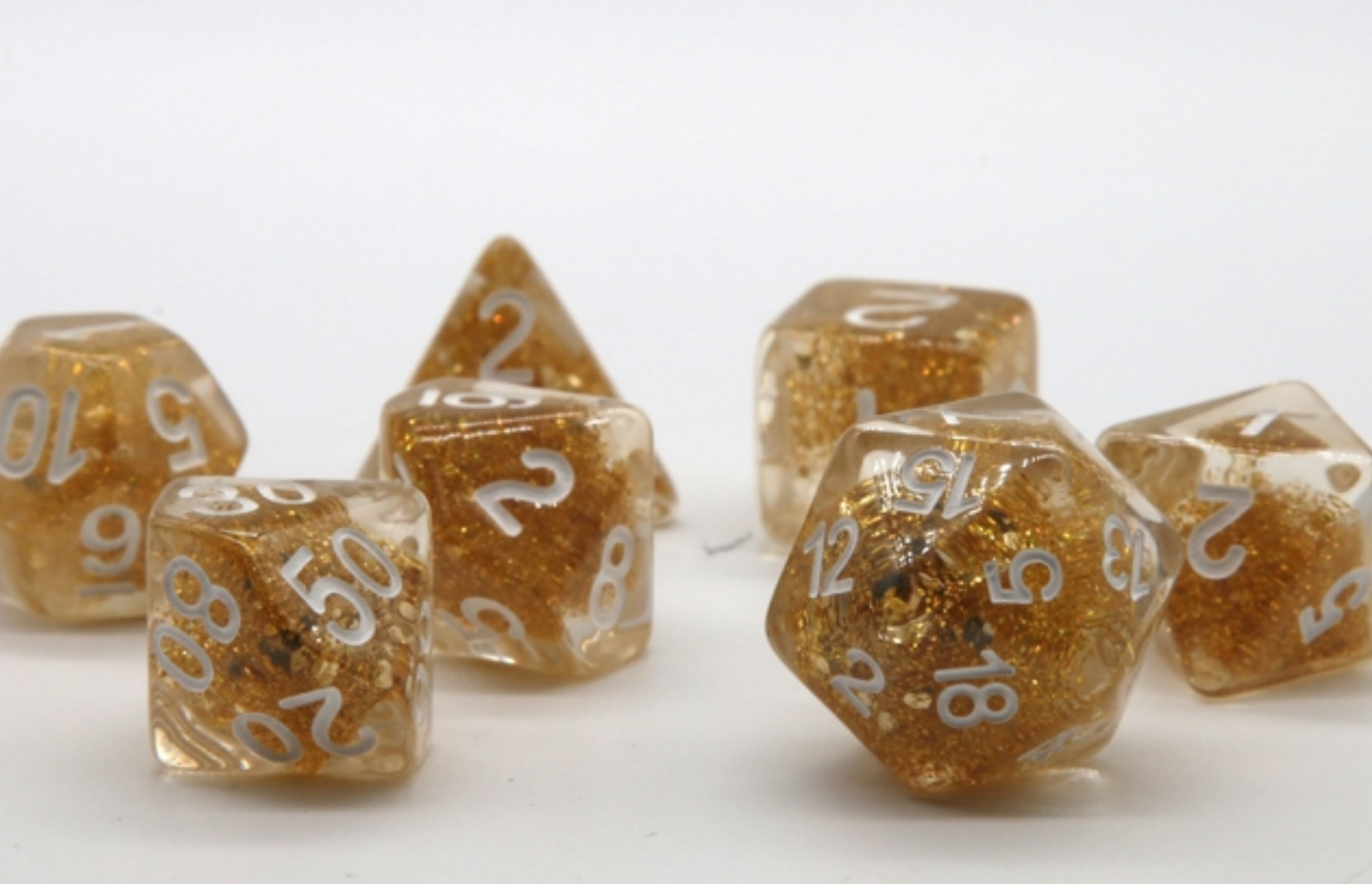 King Midas RPG Dice Set Plastic Dice Foam Brain Games | D20 Games