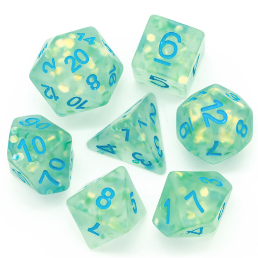 Komorebi RPG Dice Set Plastic Dice Foam Brain Games | D20 Games