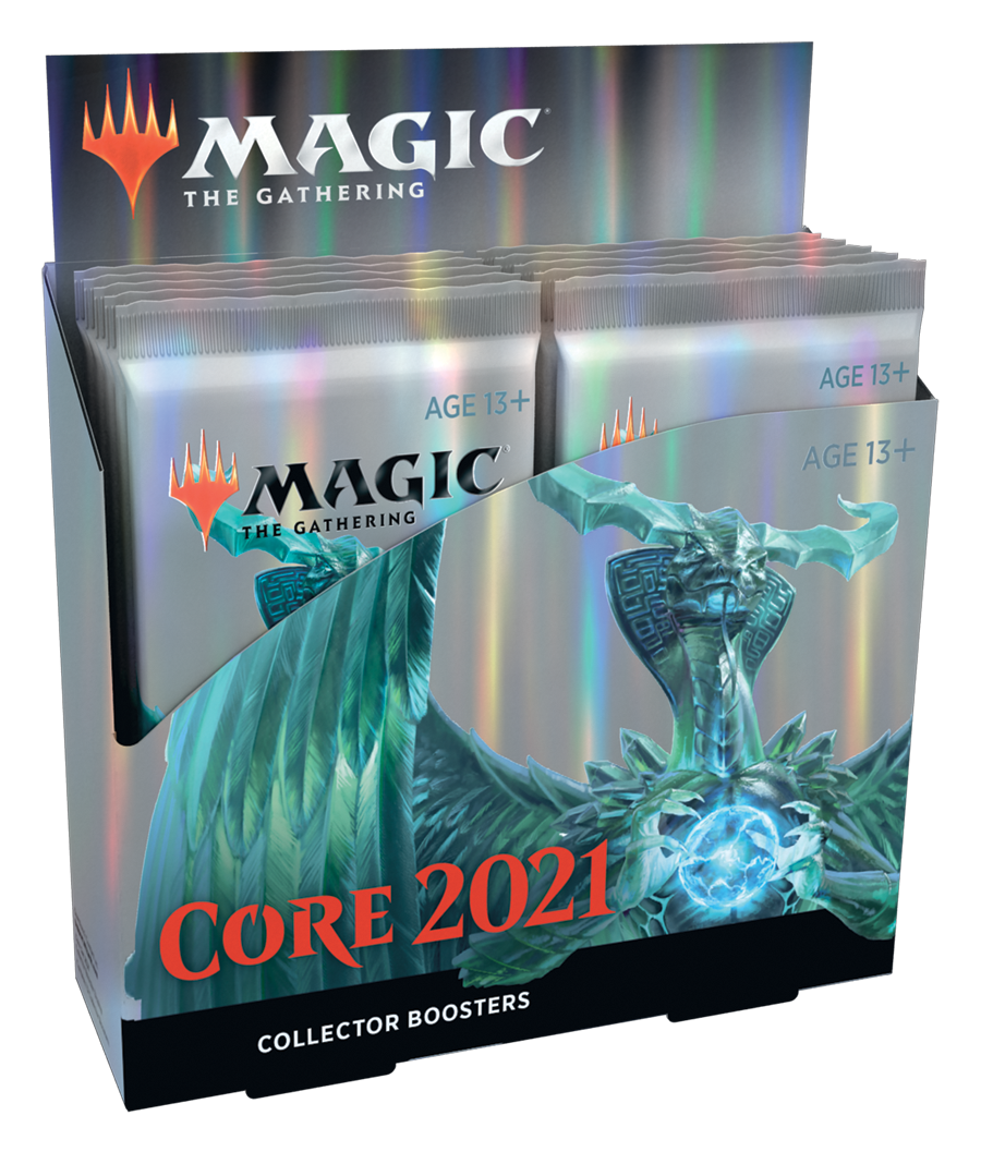 core set 21 booster box Magic the Gathering CCG: Core 2021 Collector Booster Display