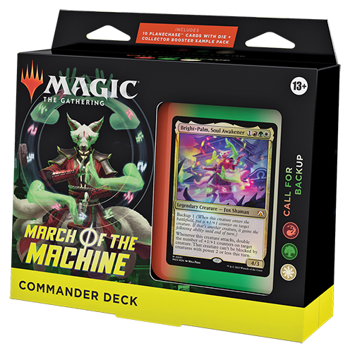 Call for Backup  March of the Machines Commander Deck | D20 Games