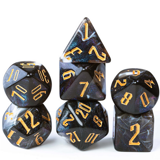 Magician's Pact RPG Dice Set Plastic Dice Foam Brain Games | D20 Games