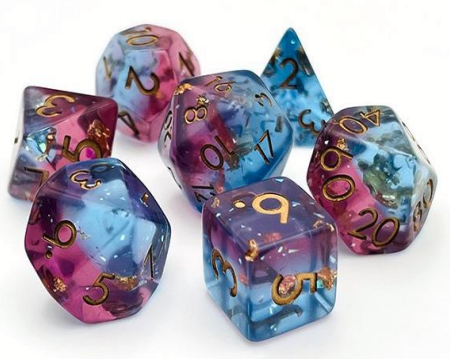 Mermaid Blood RPG Dice Set Plastic Dice Foam Brain Games | D20 Games