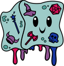 Gelly Cube Enamel Pride Pins Enamel Pin Foam Brain Games