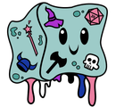 Gelly Cube Enamel Pride Pins Enamel Pin Foam Brain Games