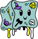 Gelly Cube Pride Enamel Pin: Non-Binary