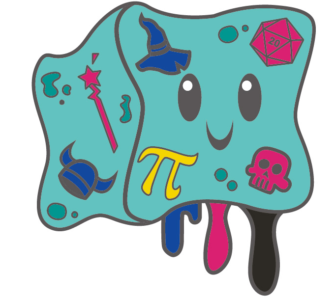 Gelly Cube Enamel Pride Pins Enamel Pin Foam Brain Games