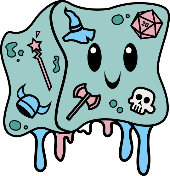 Gelly Cube Pride Enamel Pin: Trans