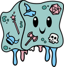 Gelly Cube Enamel Pride Pins Enamel Pin Foam Brain Games