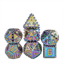 Mystic Brigandine Armor RPG Metal Dice Set Metal Dice Foam Brain Games