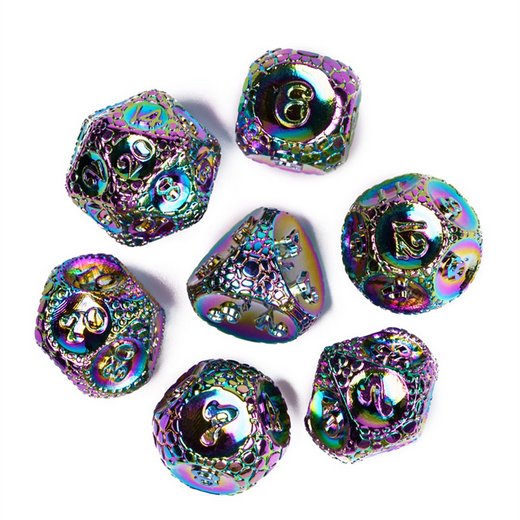 Mystic Dragonstone RPG Metal Dice Set
