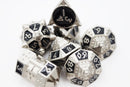 Dice 51: Onyx Ethers RPG Metal Dice Set Metal Dice Foam Brain Games