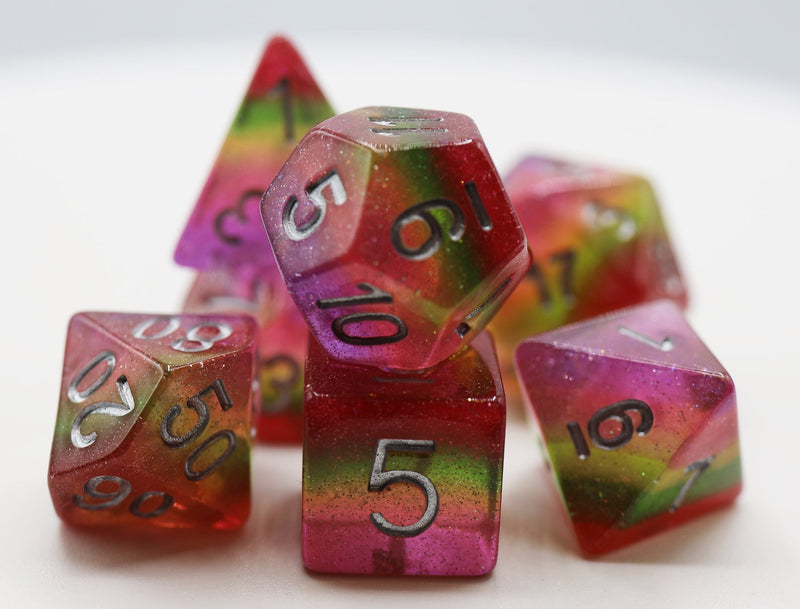 Pastel Lollipop RPG Dice Set
