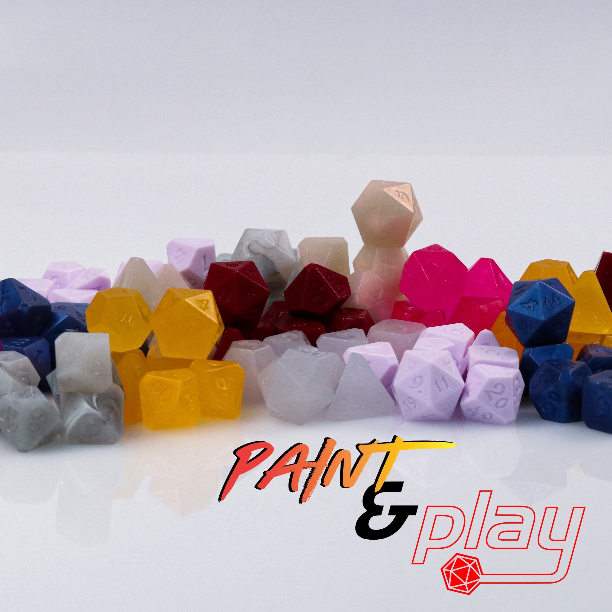 Die hard Dice Paint and Play Dice Party Box | D20 Games