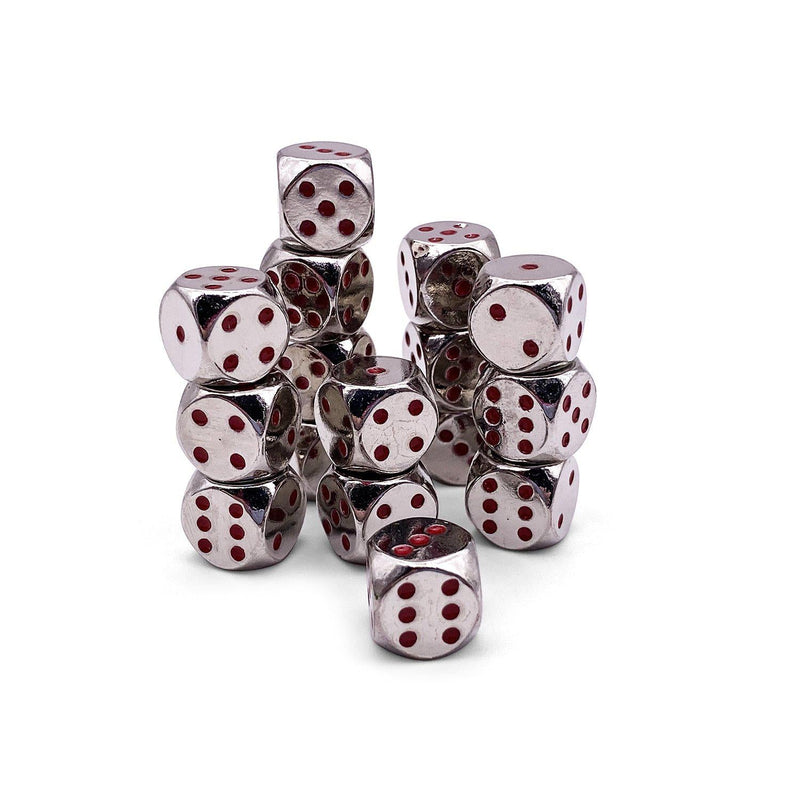 D6 War Pips - Lycanthrope Silver