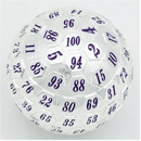 45mm Metal D100 - Platinum With Purple