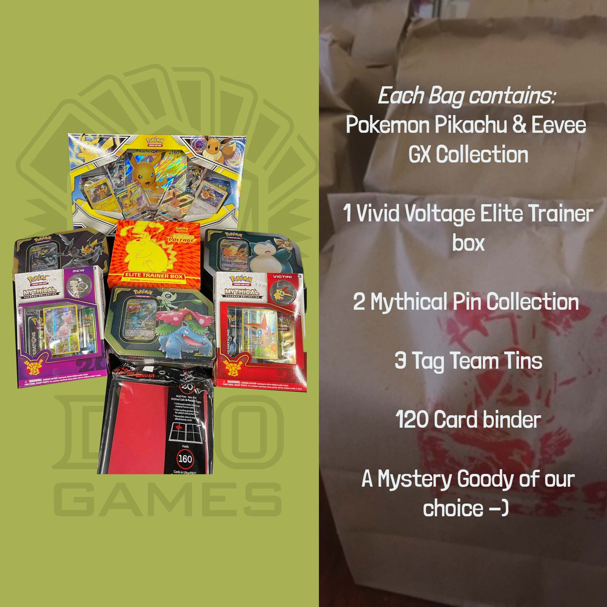 Pokemon Platinum Collectors Loot Bag | D20 Games