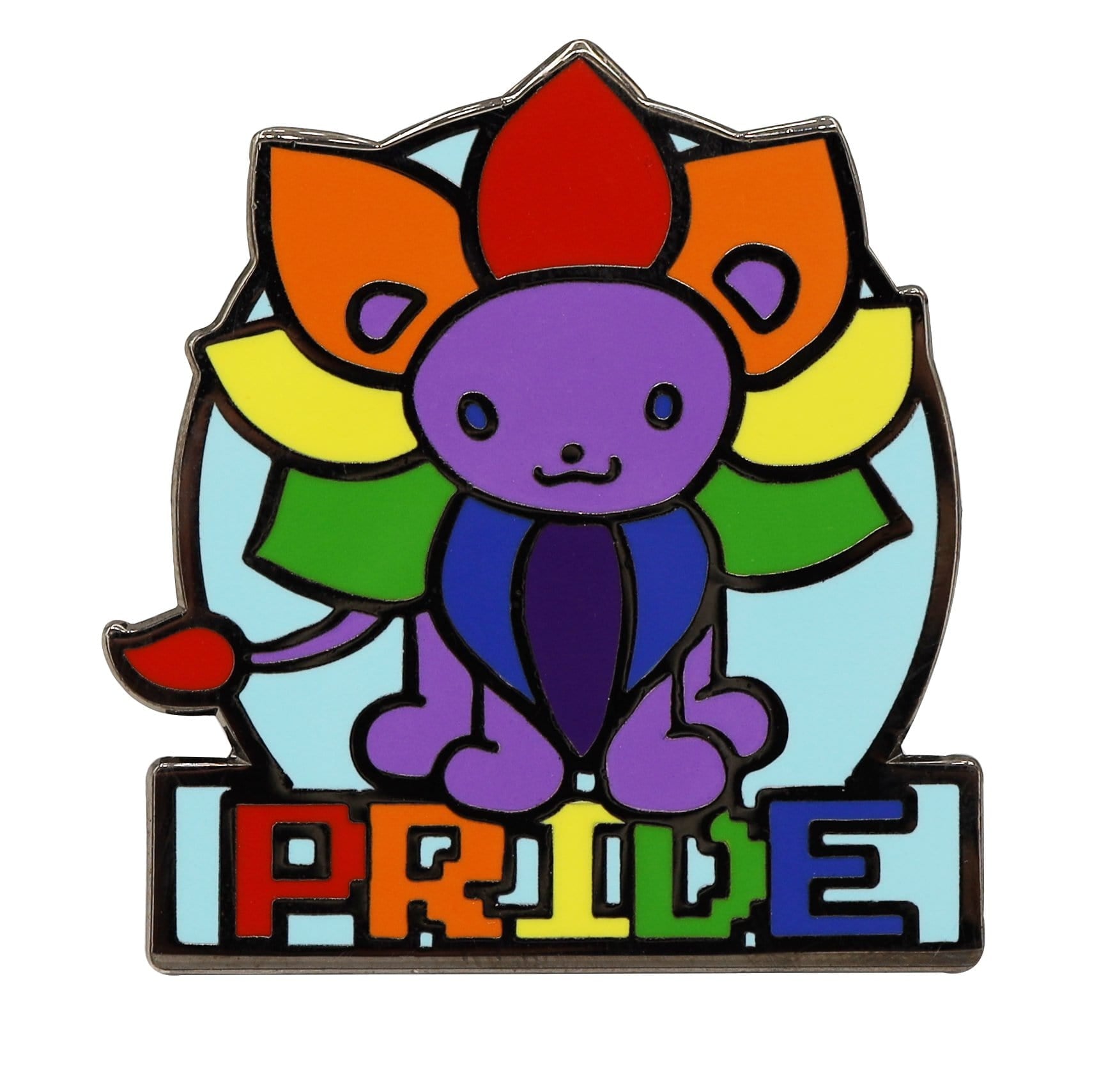 Pride Pins: Pride of Lions Enamel Pin cardboard clothing | D20 Games