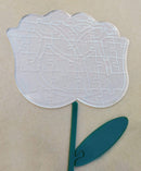 Rose Shaped Laser Cut Acrylic Jigsaw Puzzle
