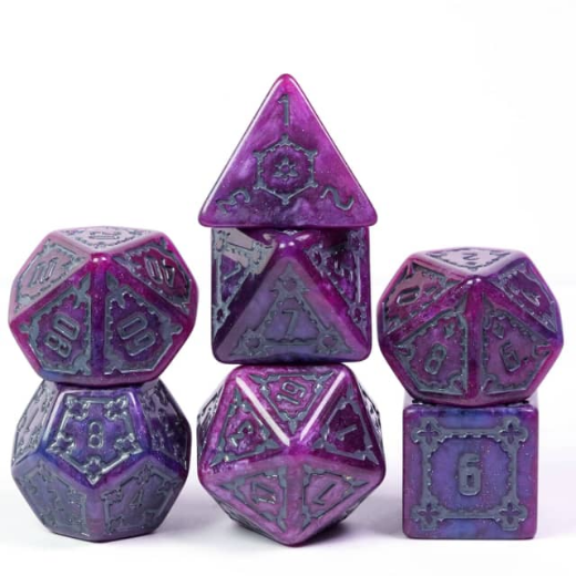 Huge Royal Castle Dice Set - 25mm Plastic Dice Foam Brain Games | D20 Games