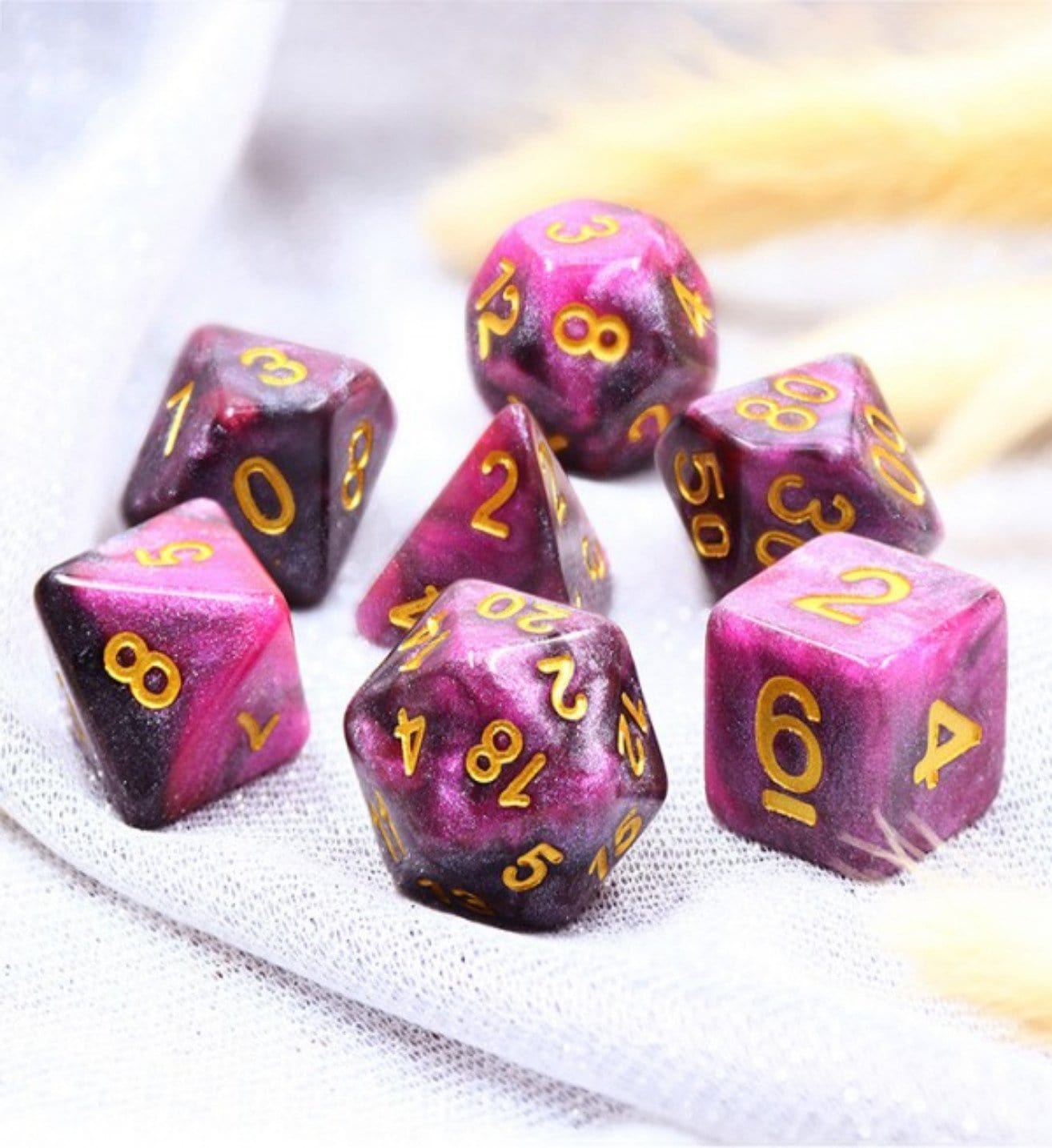 Scorpio RPG Dice Set Plastic Dice Foam Brain Games | D20 Games