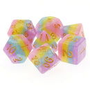 Radiant Rainbow RPG Dice Set