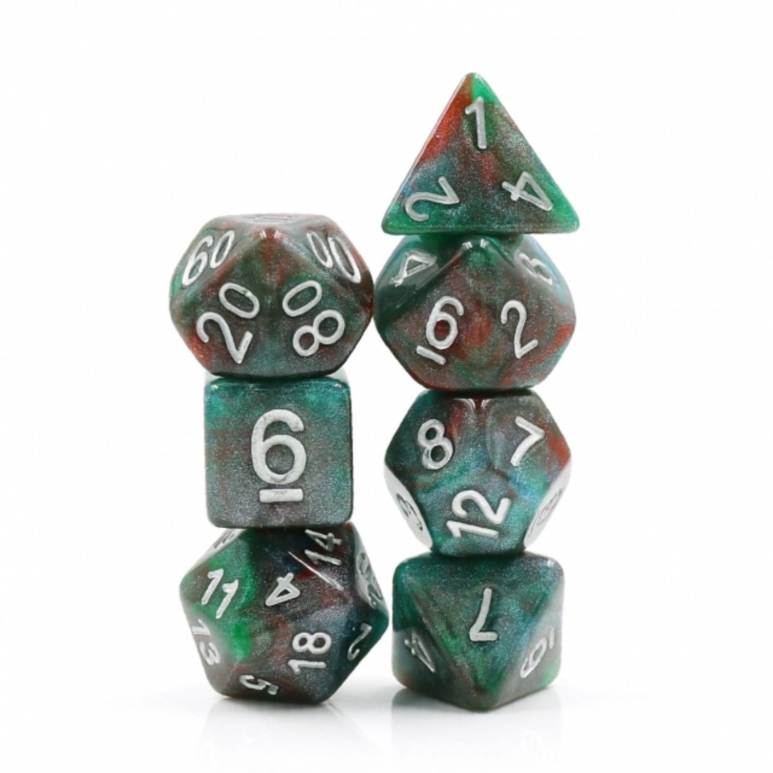 Bloodstone RPG Dice Set Plastic Dice Foam Brain Games | D20 Games