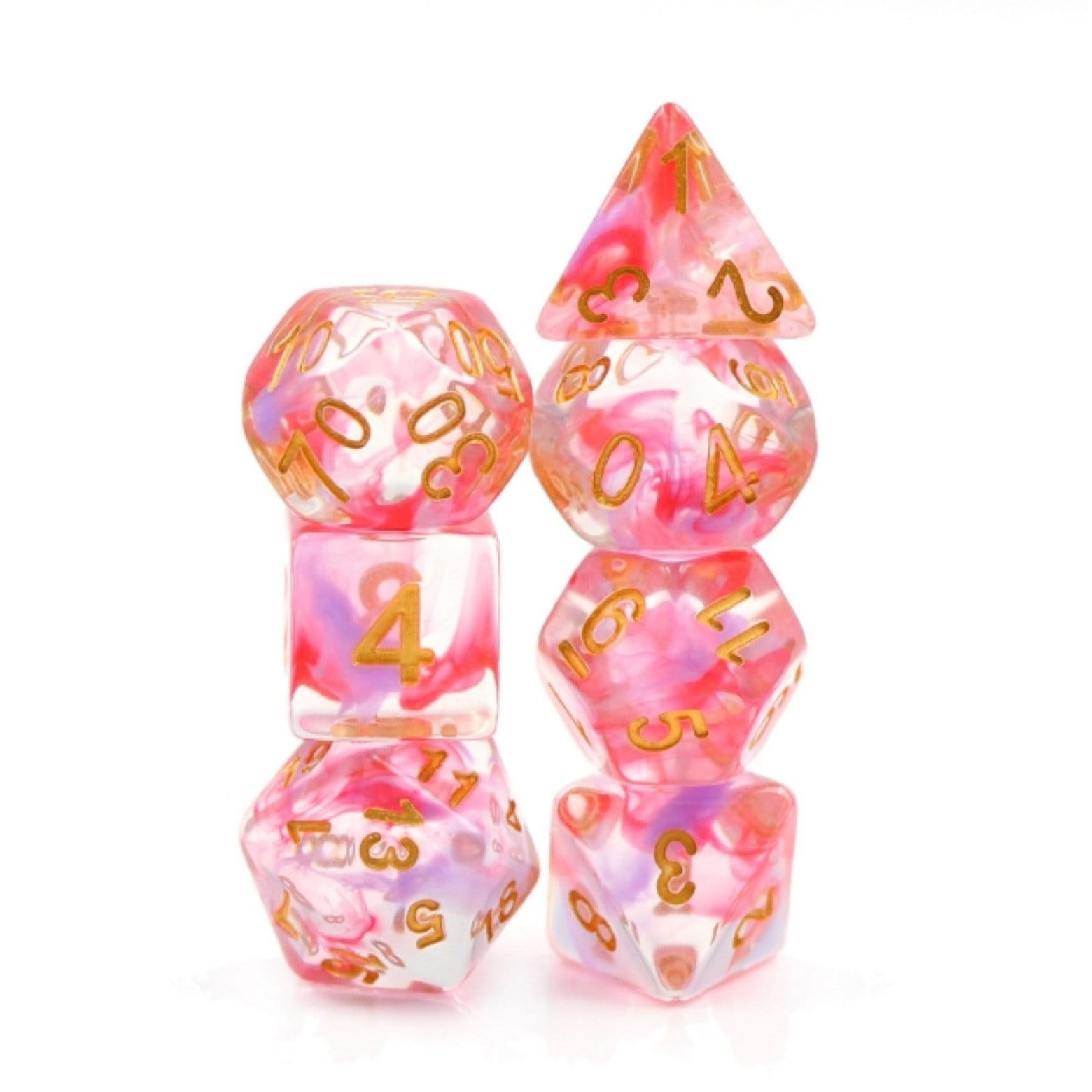 Clematis Edda RPG Dice Set Plastic Dice Foam Brain Games | D20 Games