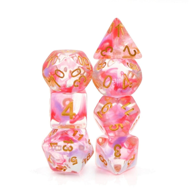 Clematis Edda RPG Dice Set Plastic Dice Foam Brain Games