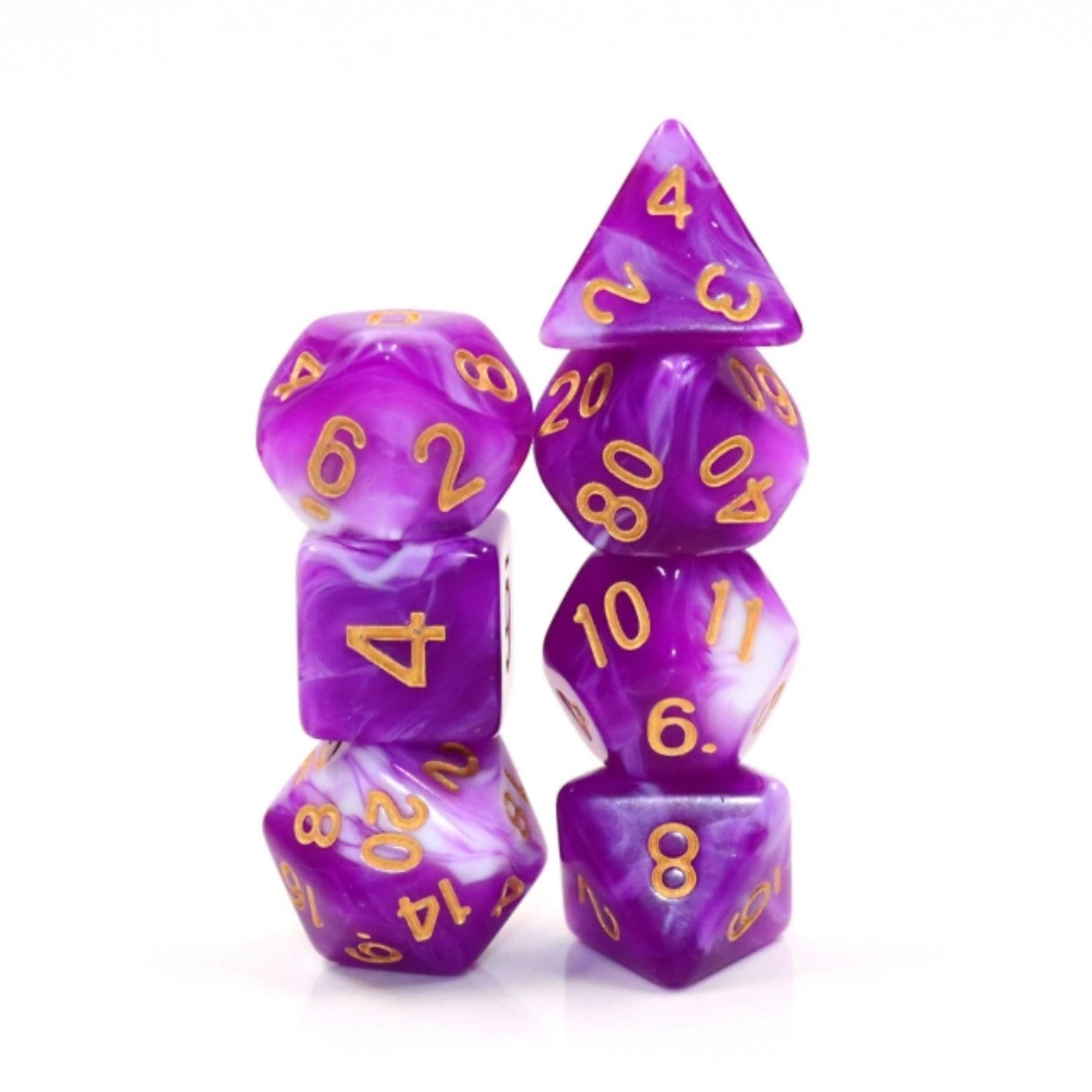 Berry Cream RPG Dice Set Plastic Dice Foam Brain Games | D20 Games