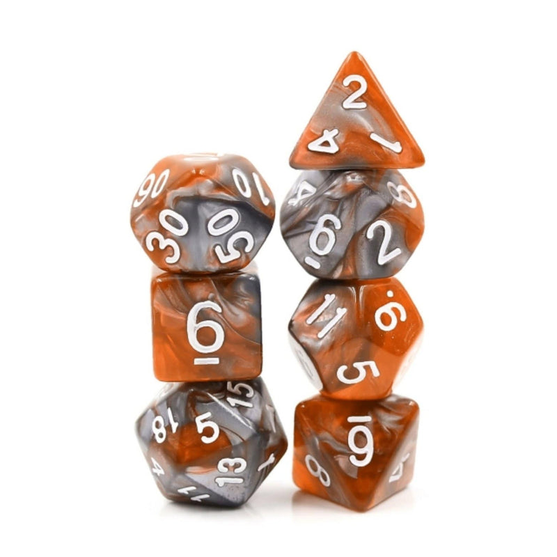 Amber Shard RPG Dice Set Plastic Dice Foam Brain Games
