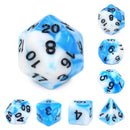 Cumulus Cloud RPG Dice Set Plastic Dice Foam Brain Games