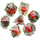 Red Ladybug  RPG Dice Set Plastic Dice Foam Brain Games