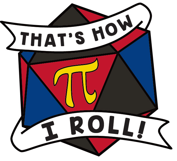 That's How I Roll Pride Pin - Polyamorous Enamel Pin Foam Brain Games | D20 Games