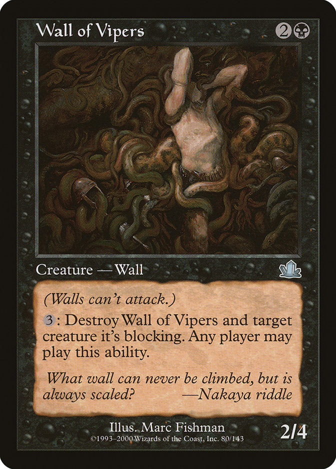 Wall of Vipers [Prophecy] | D20 Games