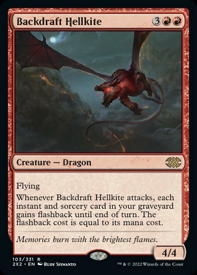 Backdraft Hellkite [Double Masters 2022] | D20 Games