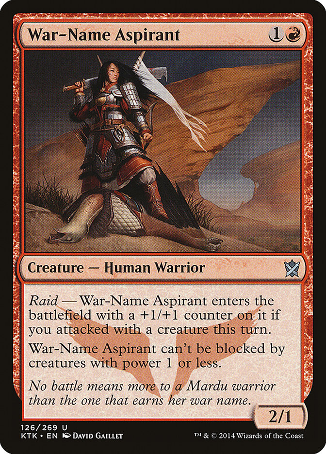 War-Name Aspirant [Khans of Tarkir] | D20 Games