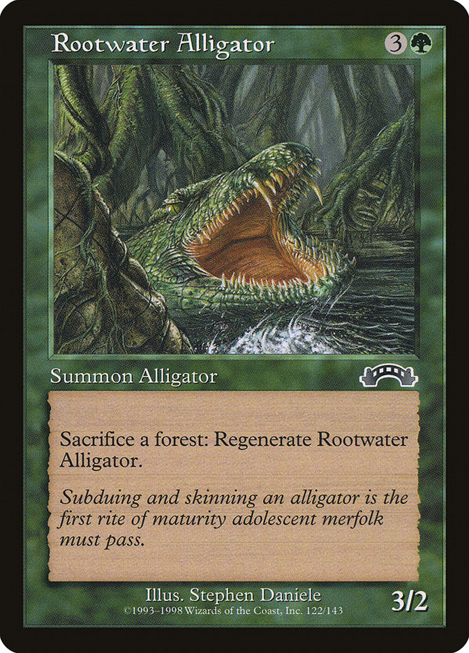 Rootwater Alligator [Exodus] | D20 Games