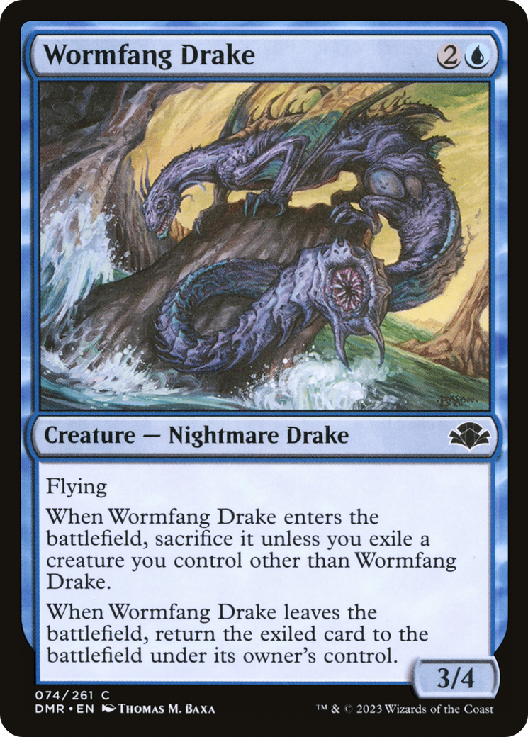 Wormfang Drake [Dominaria Remastered] | D20 Games