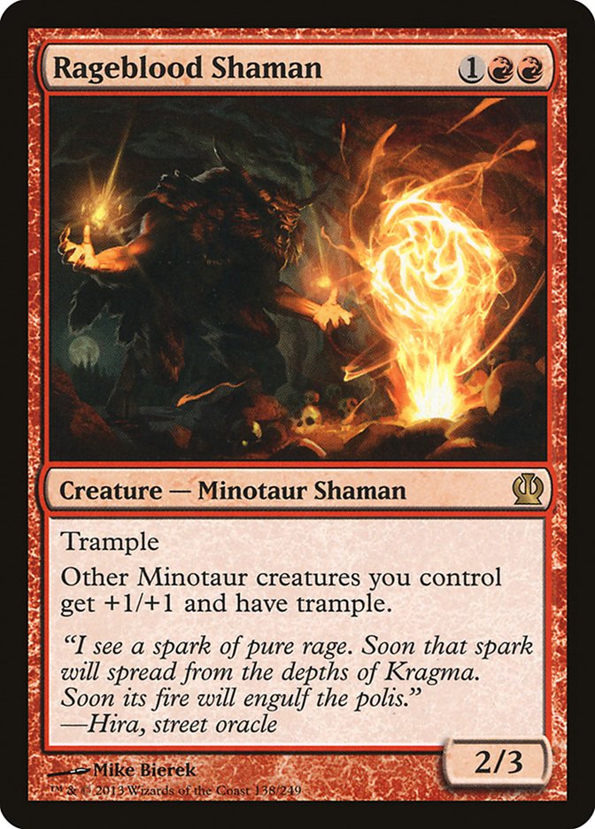 Rageblood Shaman [Theros] | D20 Games