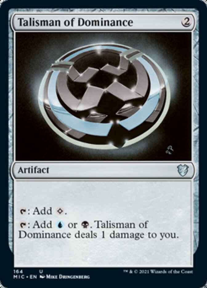 Talisman of Dominance [Innistrad: Midnight Hunt Commander] | D20 Games