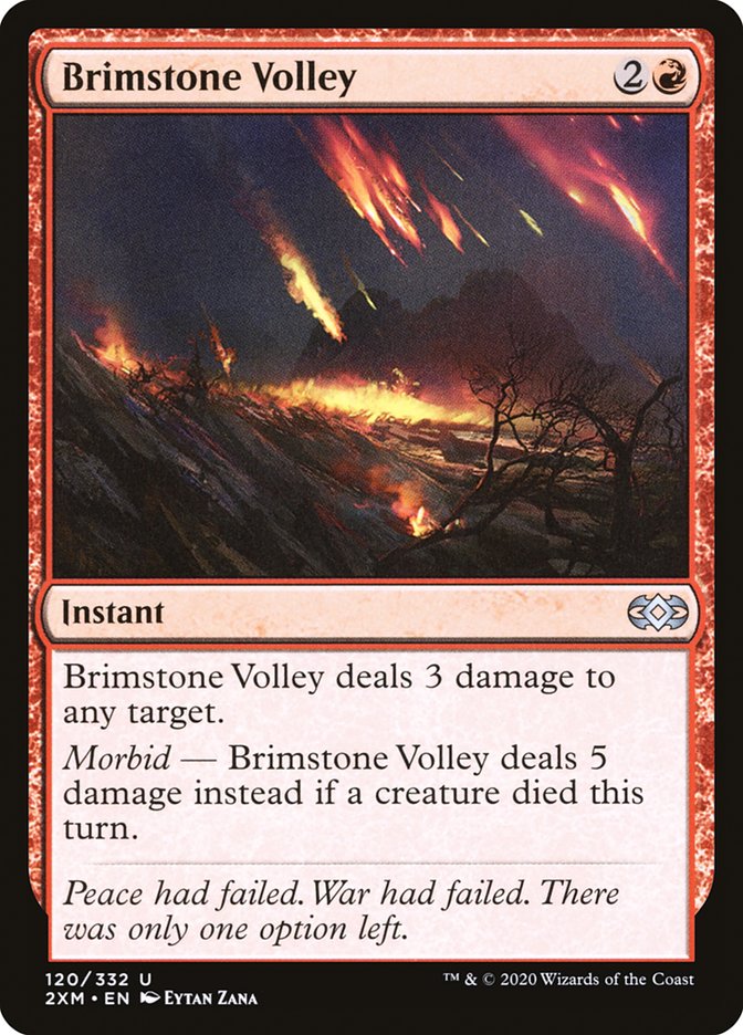Brimstone Volley [Double Masters] | D20 Games