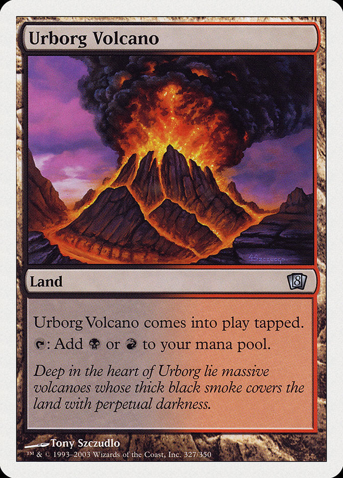 Urborg Volcano [Eighth Edition] | D20 Games