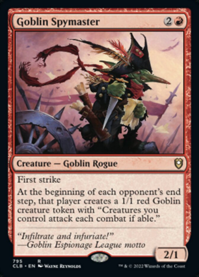 Goblin Spymaster [Commander Legends: Battle for Baldur's Gate] | D20 Games