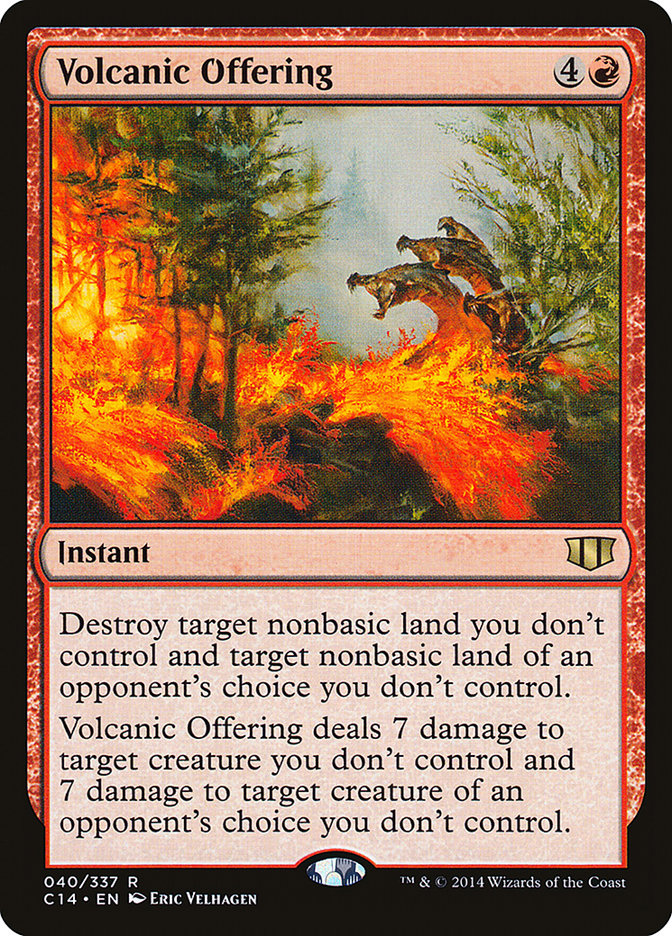 Volcanic Offering [Commander 2014] | D20 Games