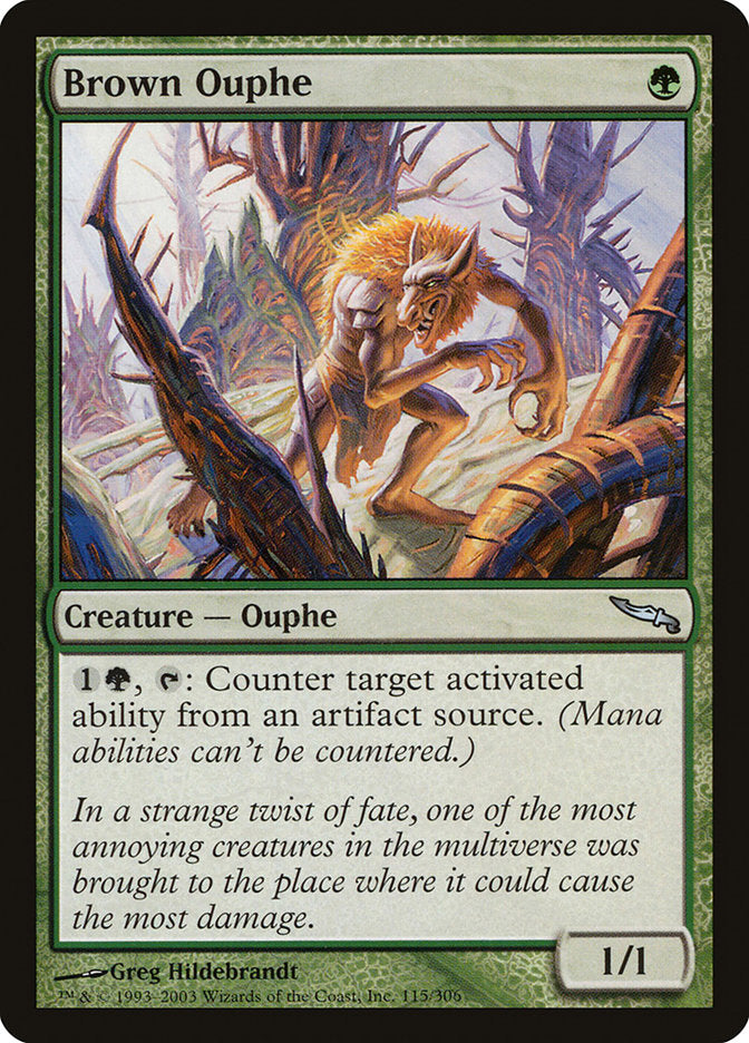 Brown Ouphe [Mirrodin] | D20 Games