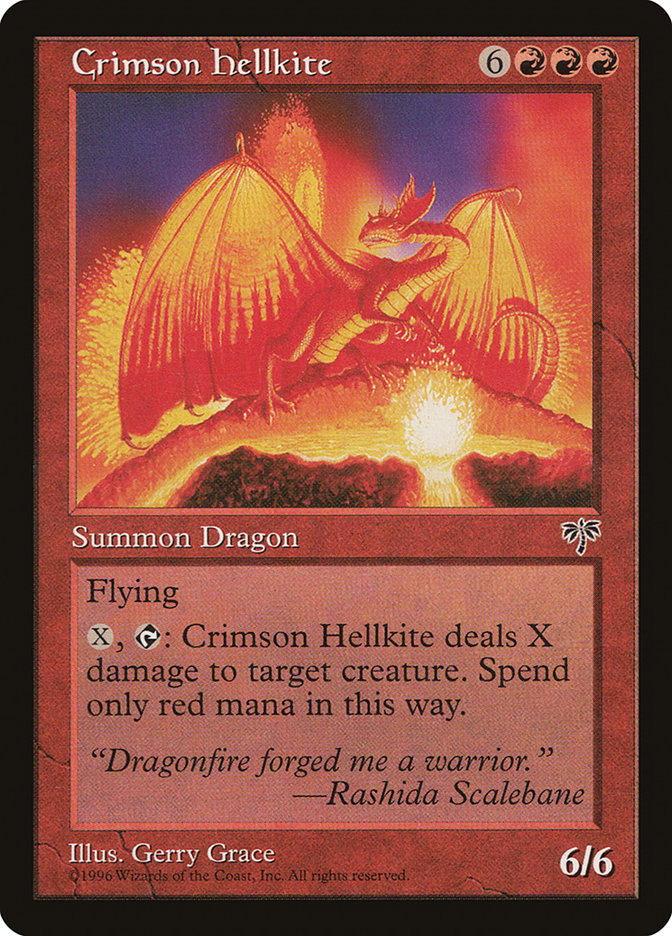 Crimson Hellkite [Mirage] | D20 Games